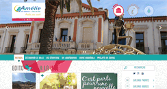 Desktop Screenshot of mairie-amelie.com