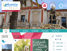 Tablet Screenshot of mairie-amelie.com